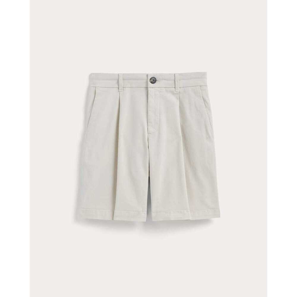 Everlane Women's Pleated Chino Short in Birch, Size 4